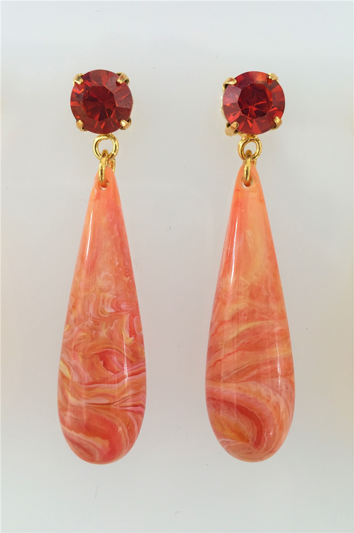 Gocce tonde corallo marmor