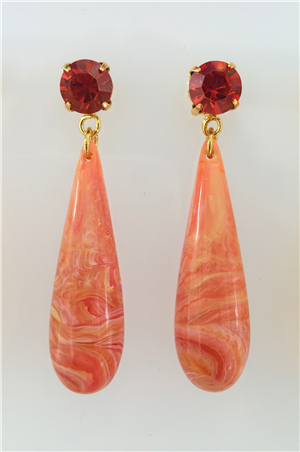 Gocce tonde corallo marmor