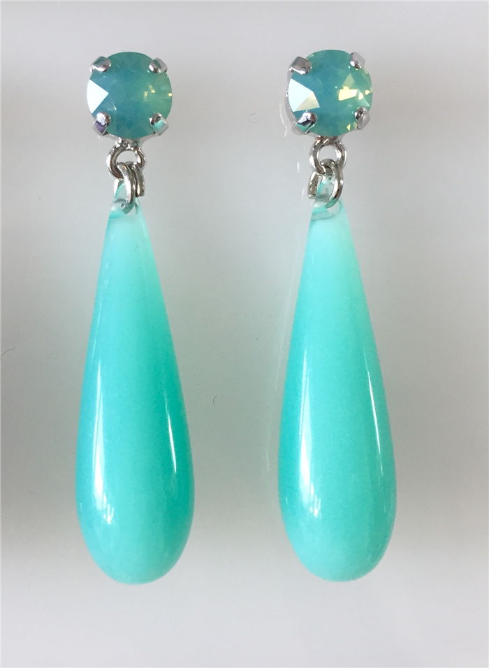 Gocce tonde verde tiffany