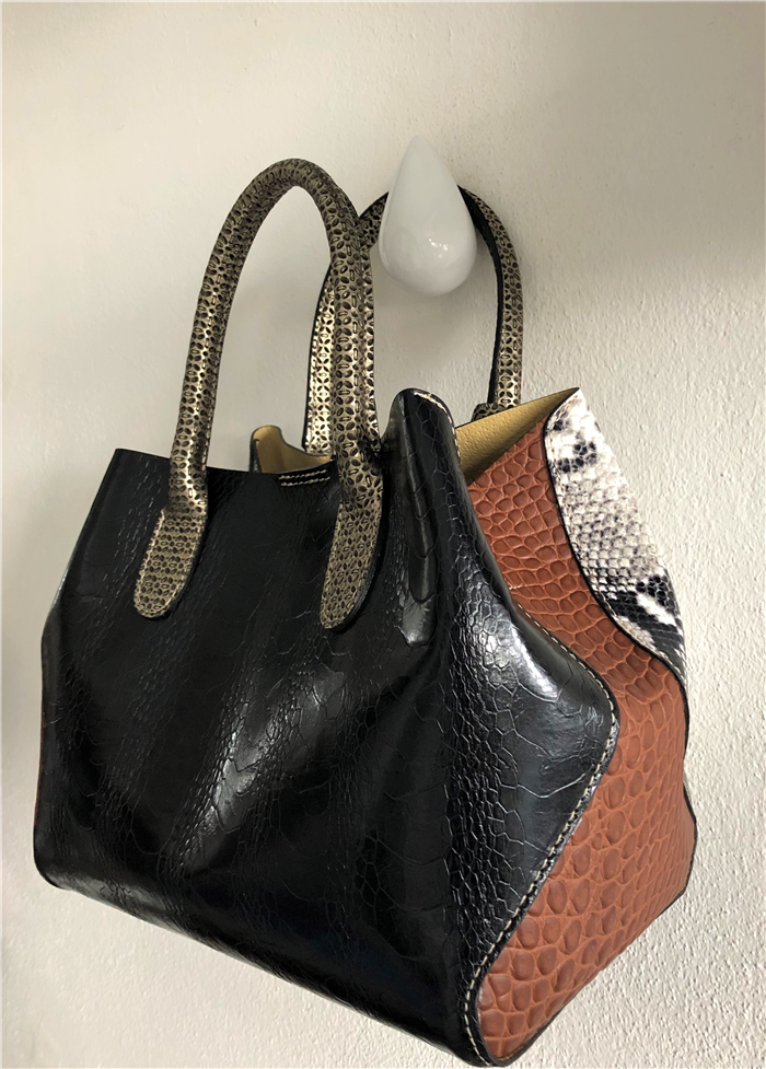 Borsa in pelle PATCHWORK BAG