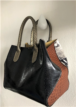 Borsa in pelle PATCHWORK BAG
