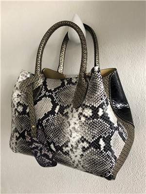 Borsa in pelle PATCHWORK BAG