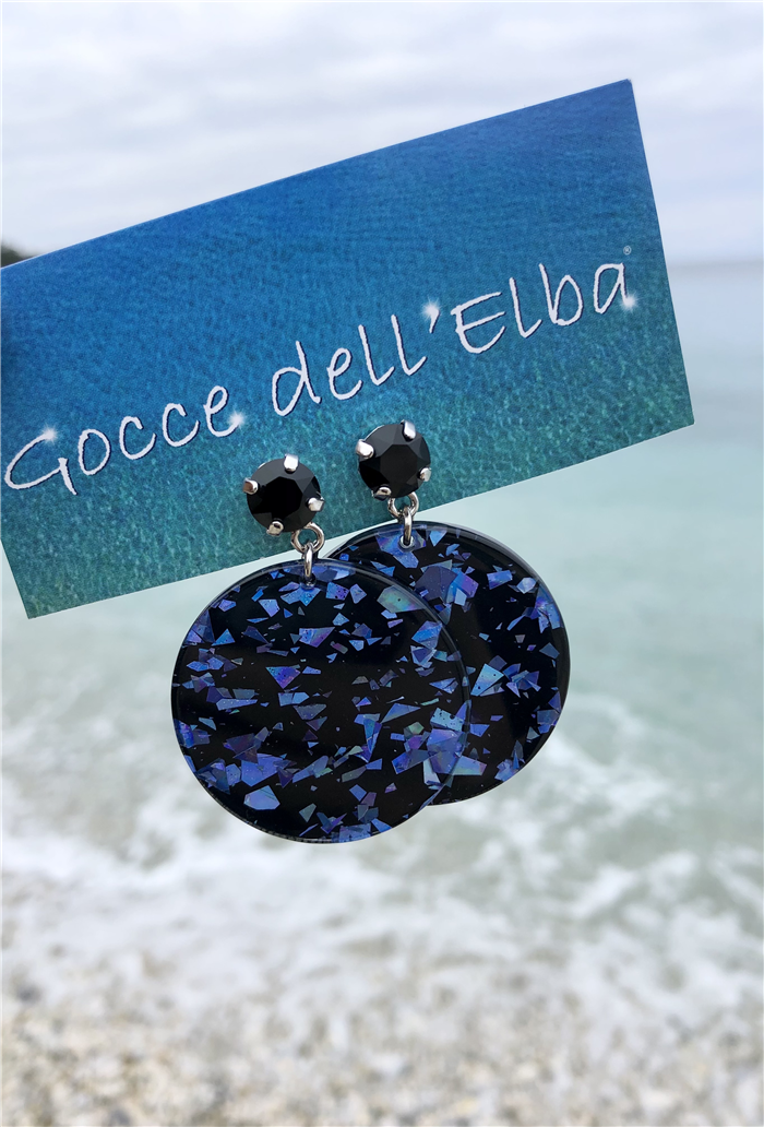 DISCHI GRANDI RESINA GLITTER