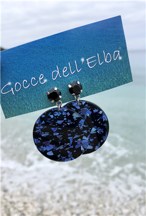 DISCHI GRANDI RESINA GLITTER